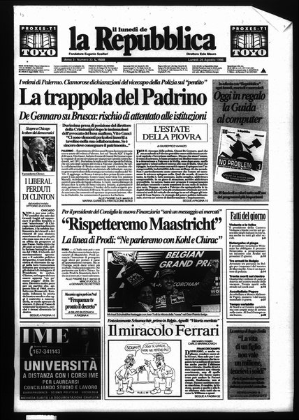 Il lunedì de La repubblica